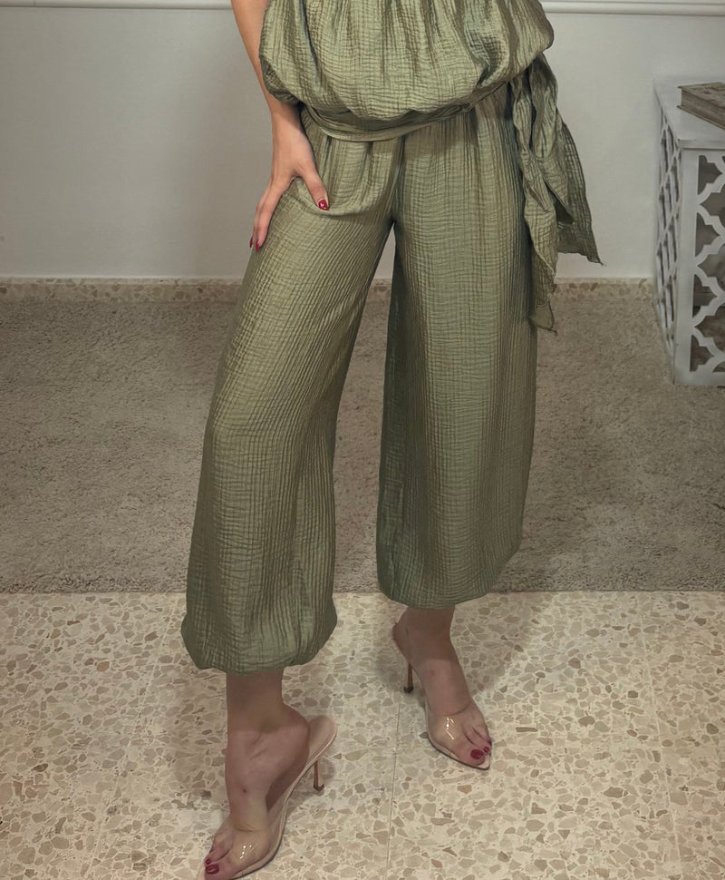 Pantalón globo pañuelo