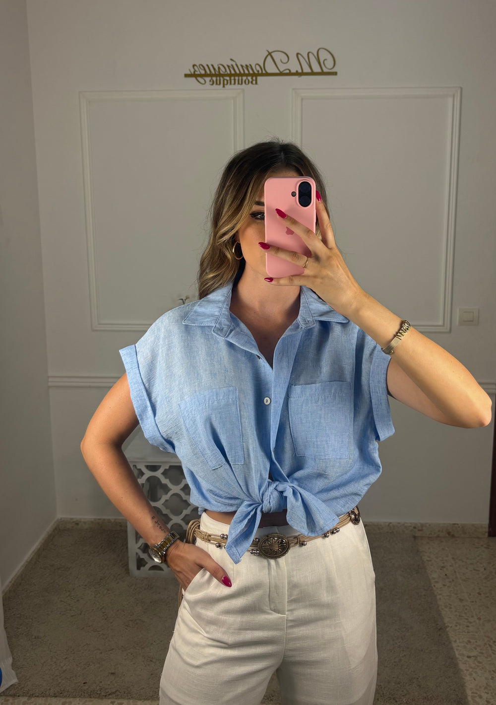 Camisa lino Turín