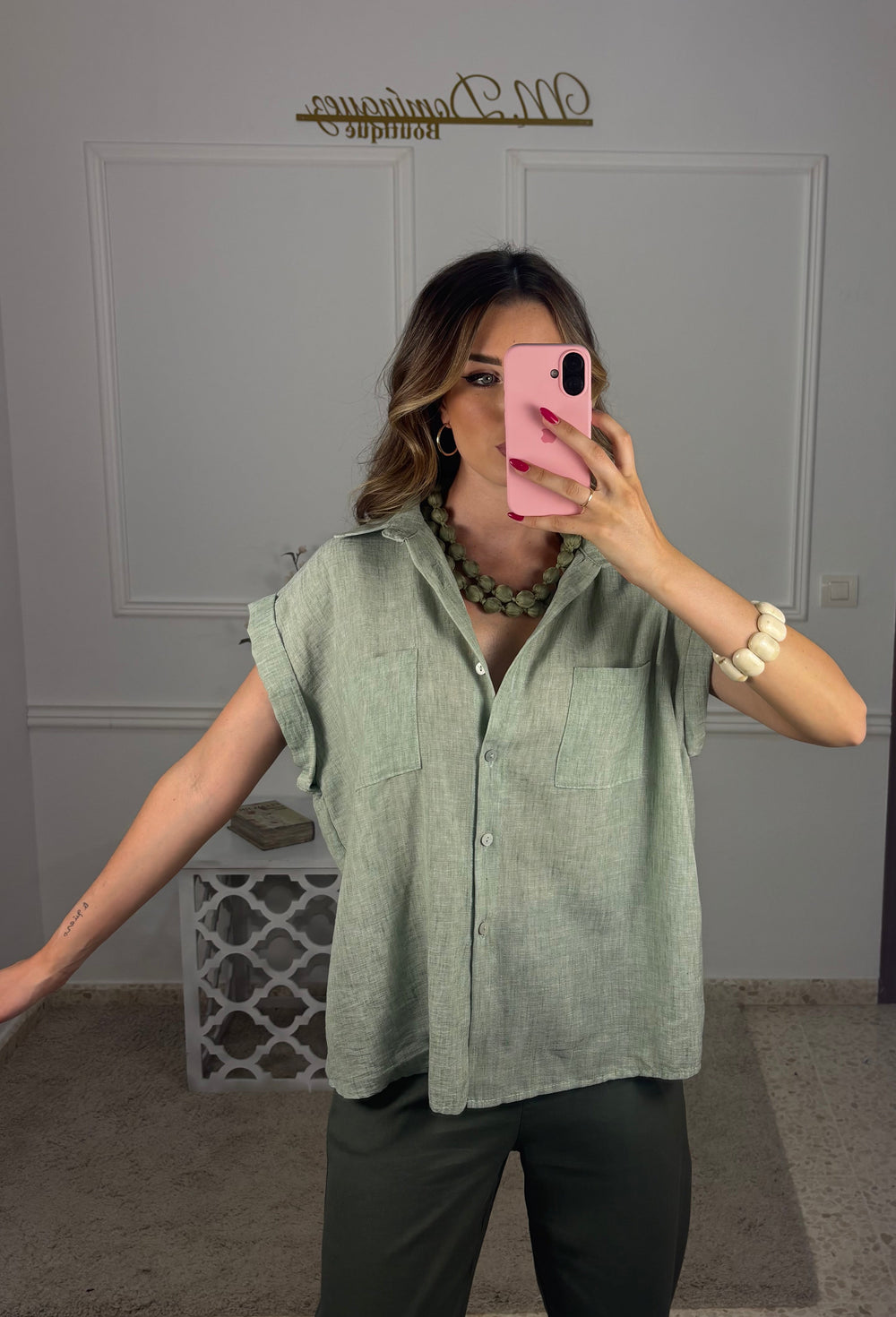 Camisa lino Turín