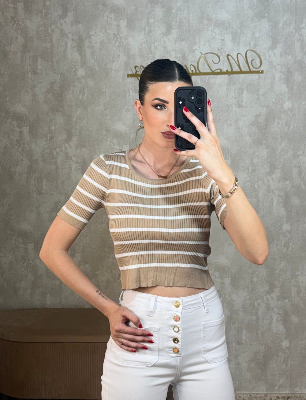 Camiseta Manga Corta Raya