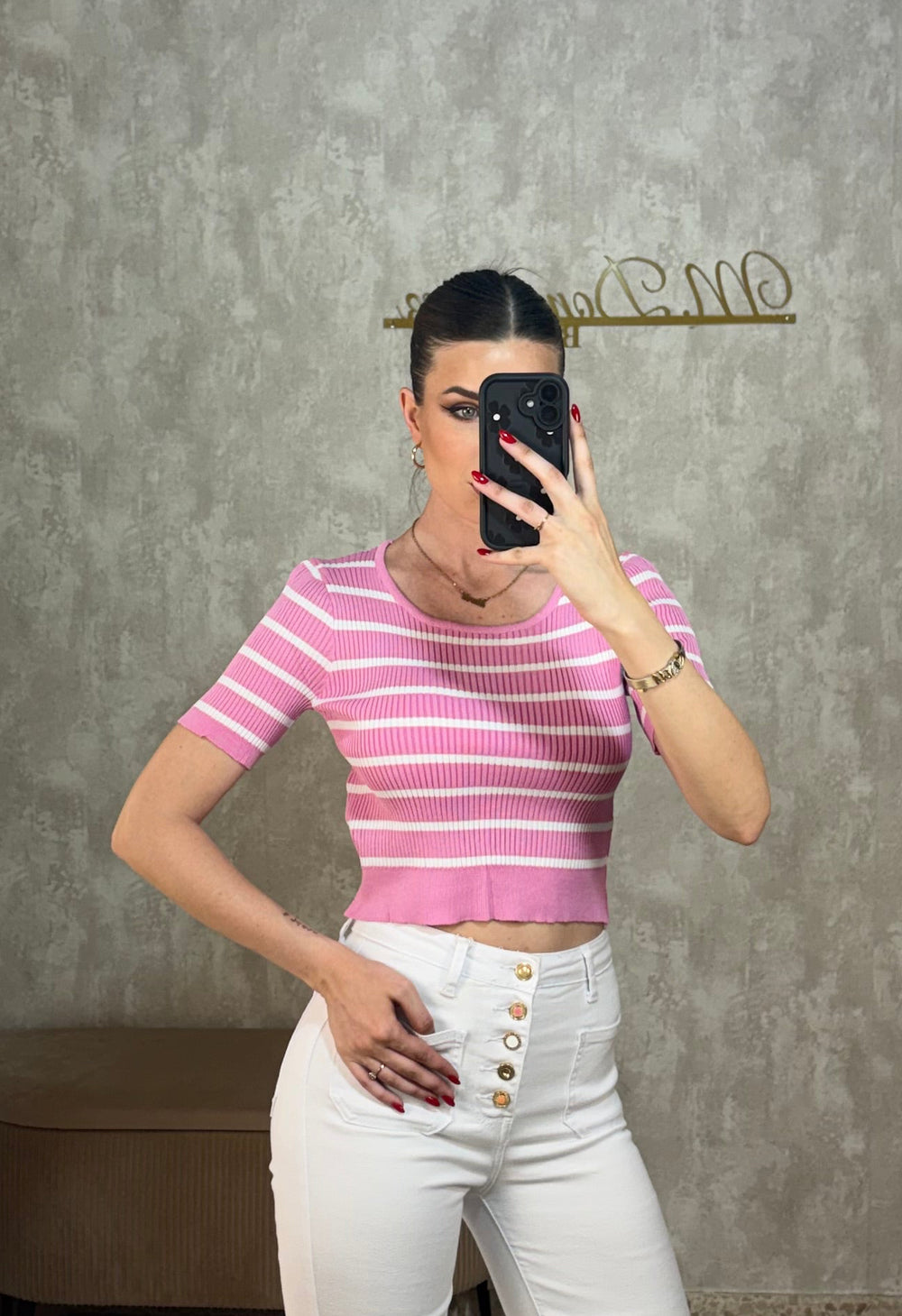 Camiseta Manga Corta Raya
