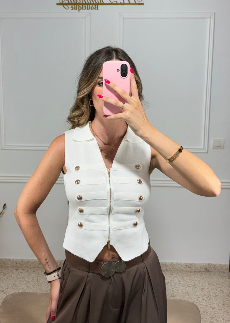 Chaleco punto militar