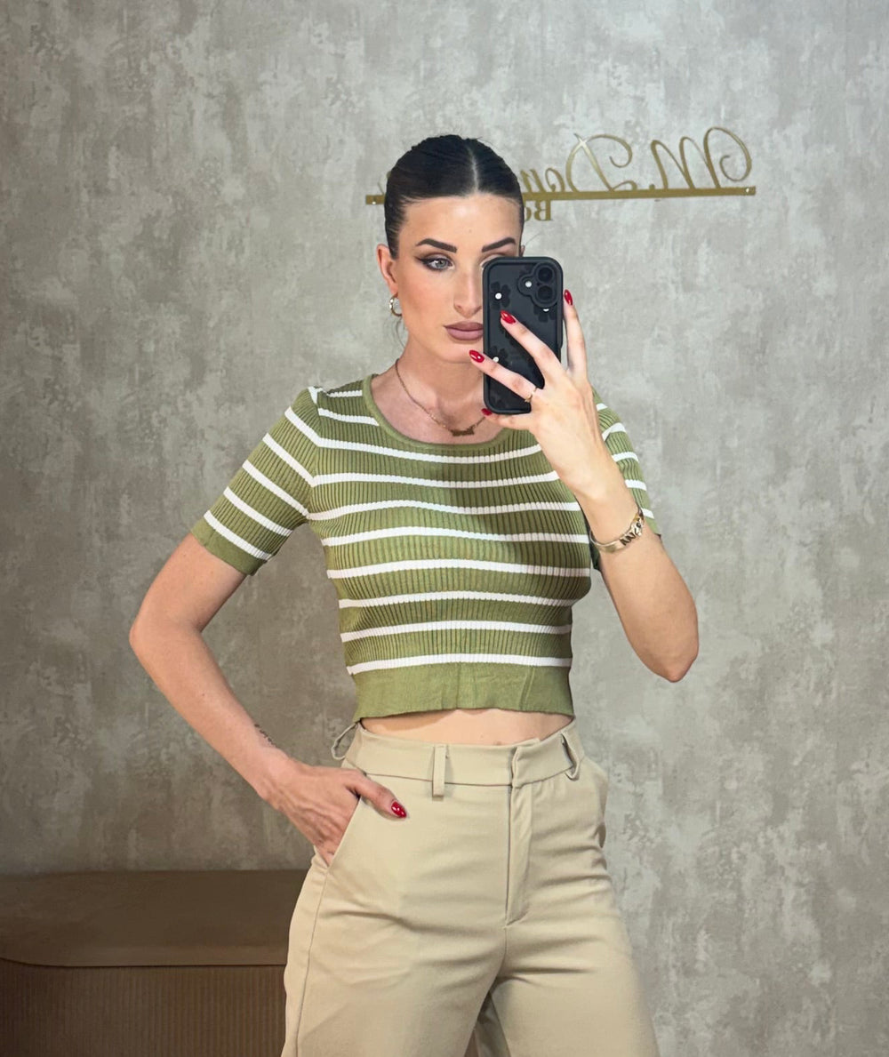 Camiseta Manga Corta Raya