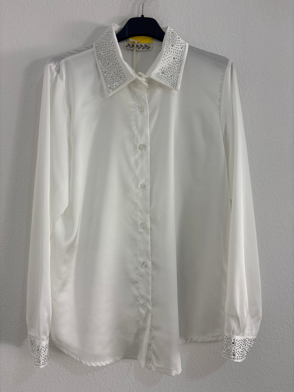 Camisa blanca brillo