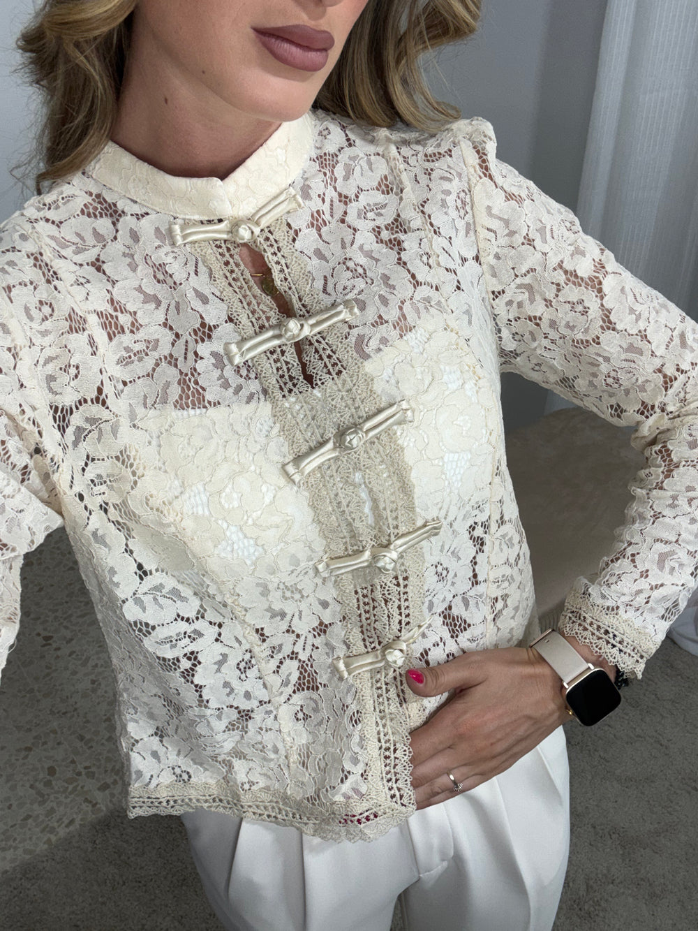 Blusa encaje Rusia
