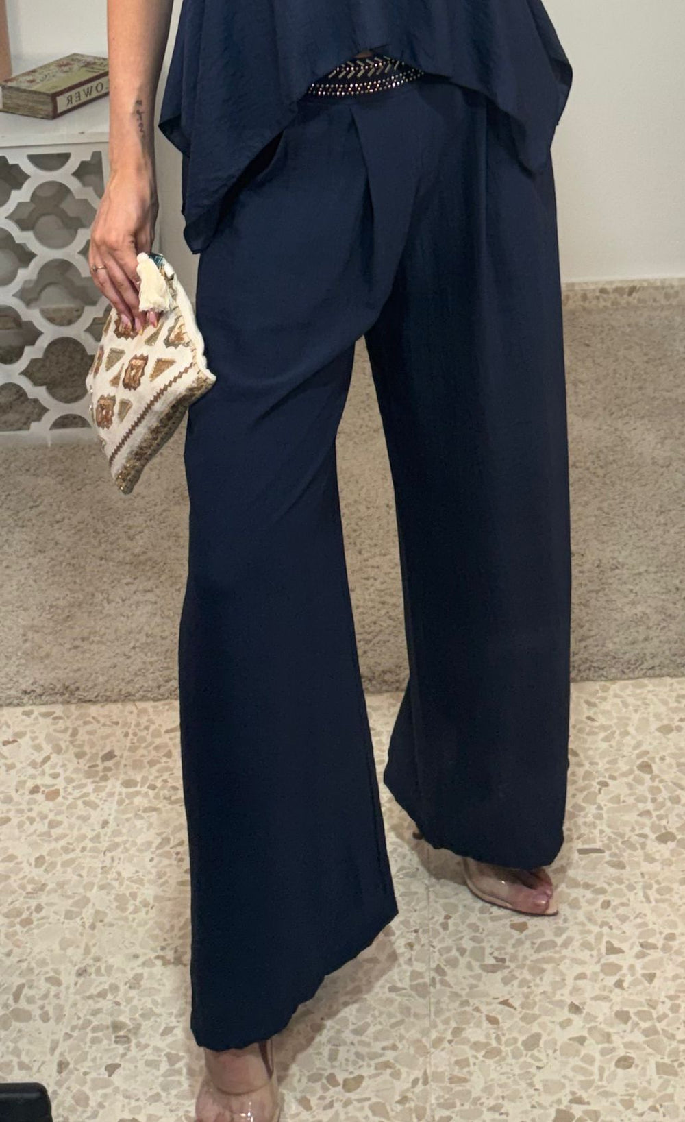 Pantalón Pedrería Azul