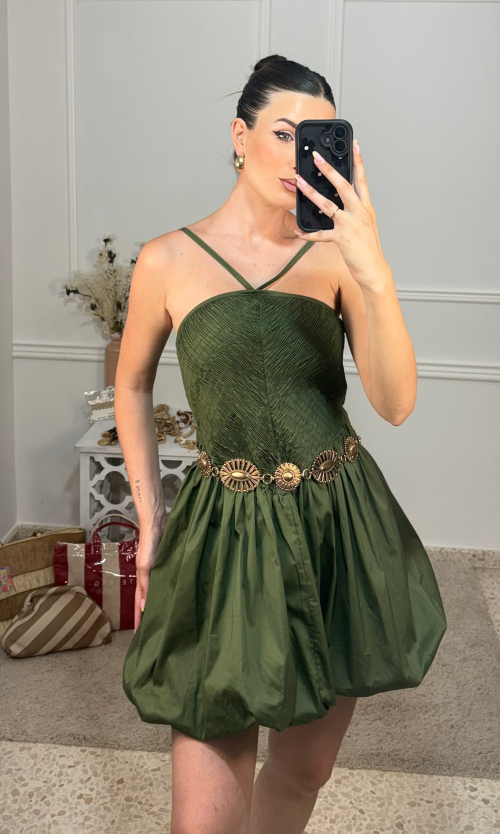 Vestido Mini Globo