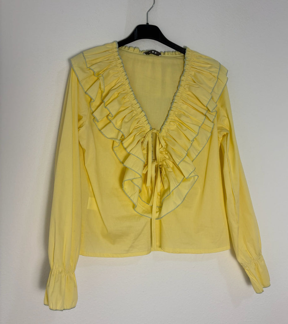 Blusa Oxford Amarilla