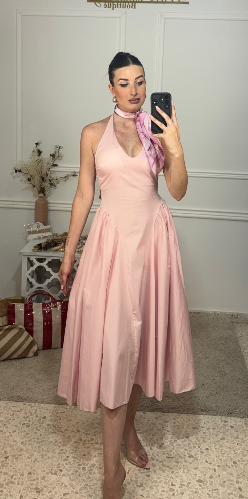 Vestido Pricess Rosa