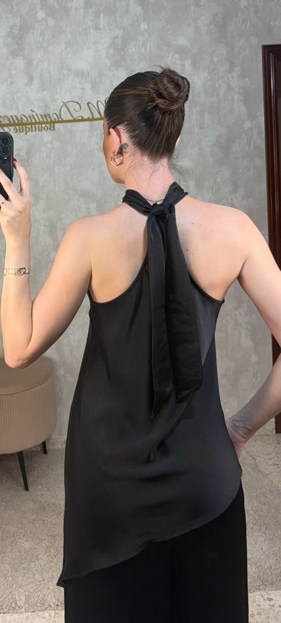 Conjunto Raso Negro