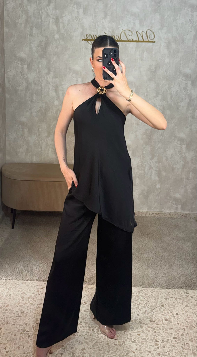 Conjunto Raso Negro