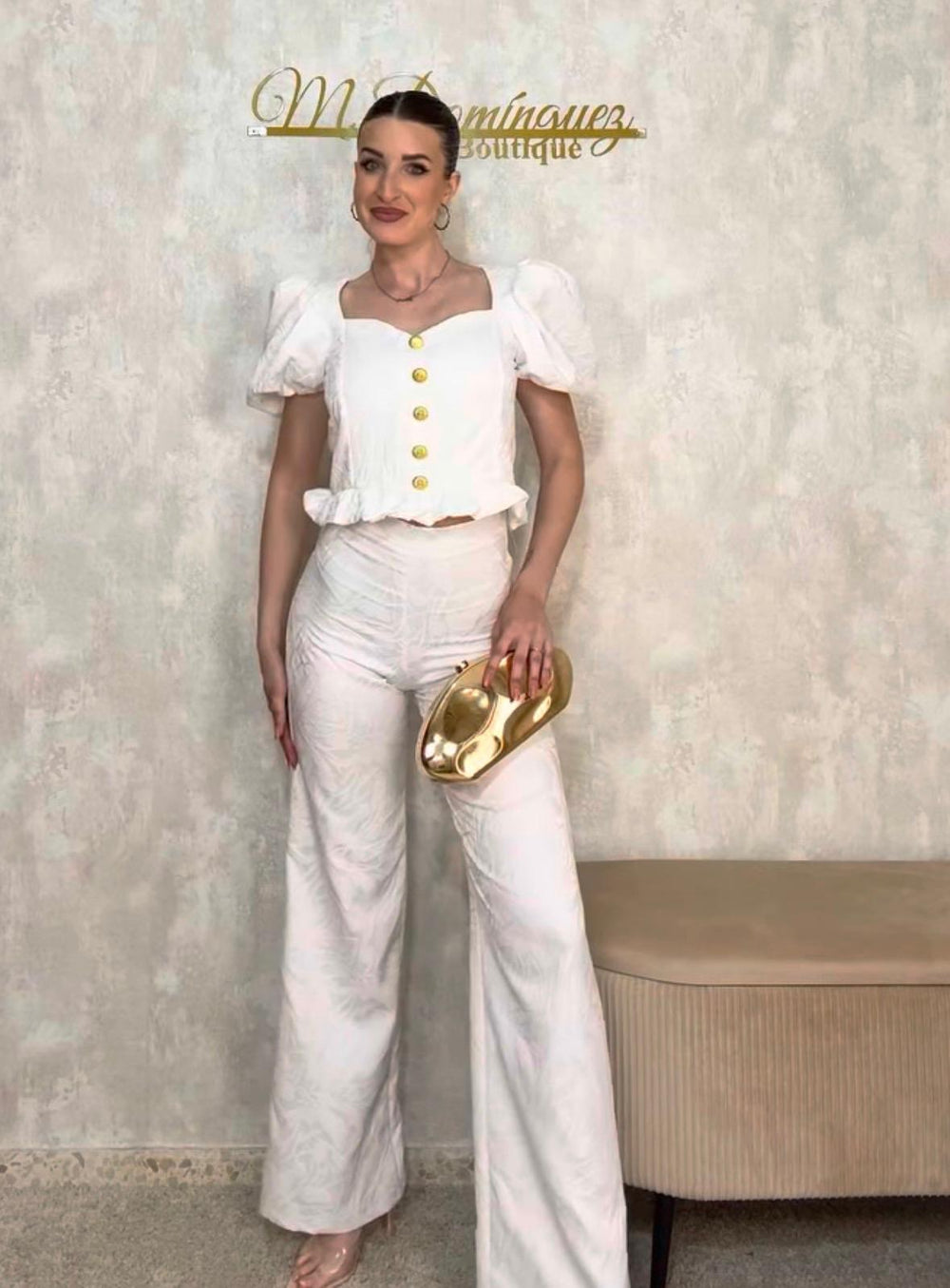 Conjunto Blanco 2 piezas
