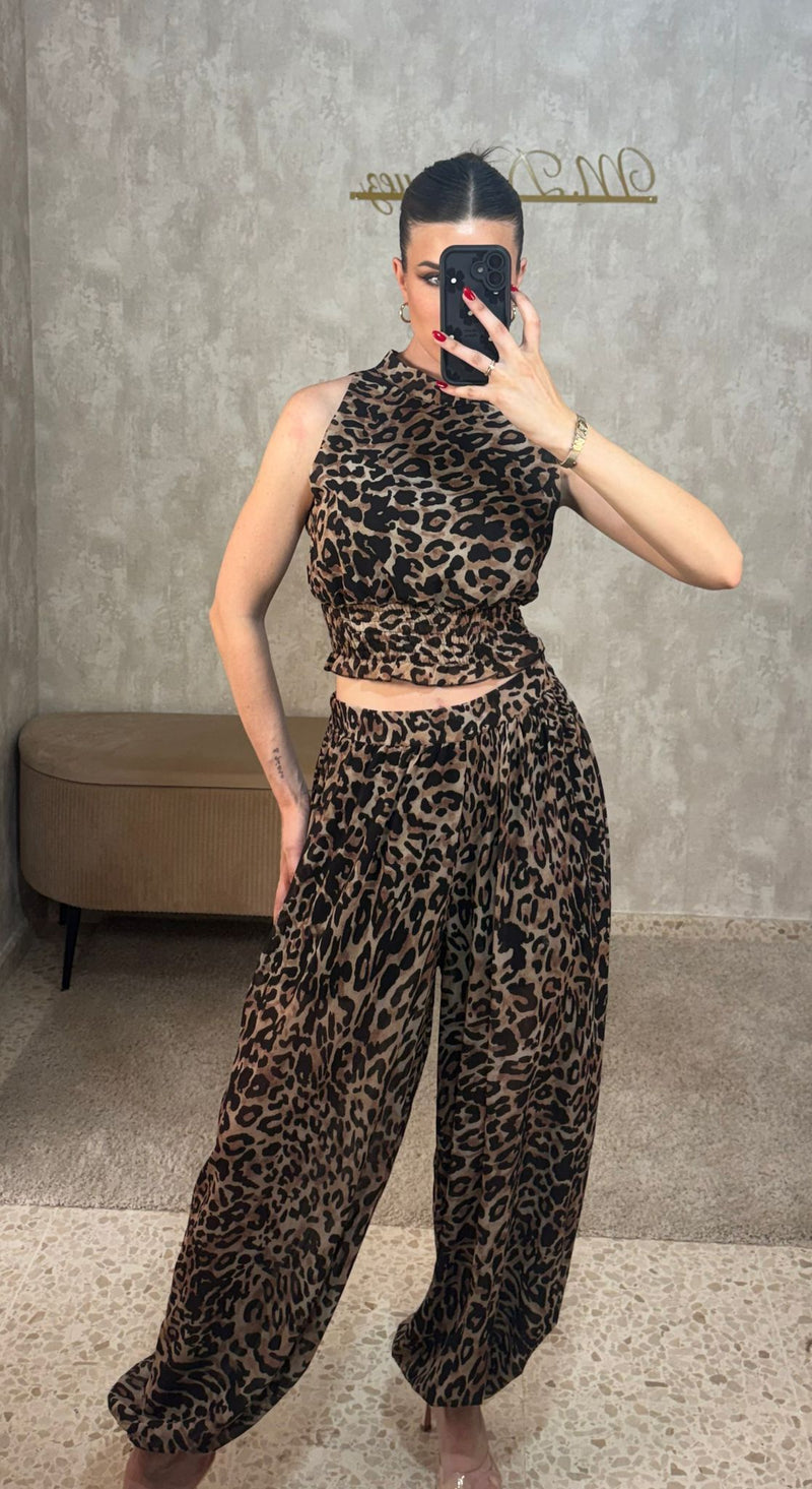 Conjunto Leopardo 2 piezas