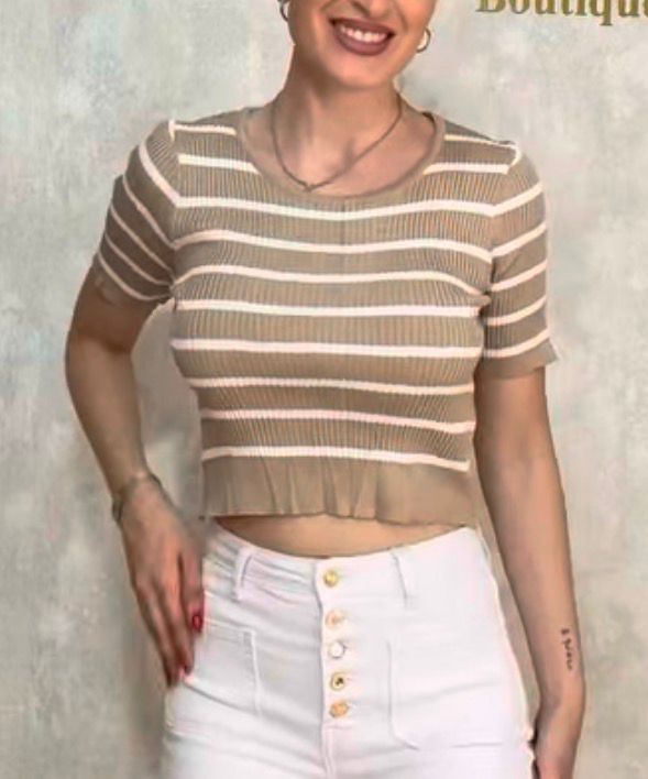 Camiseta Manga Corta Raya